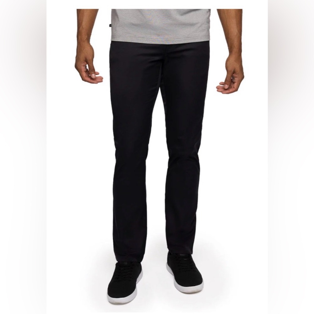 NWT Travis Mathew Open To Close Golf Pants Men's 38 Heather Black 1MT435 Stretch